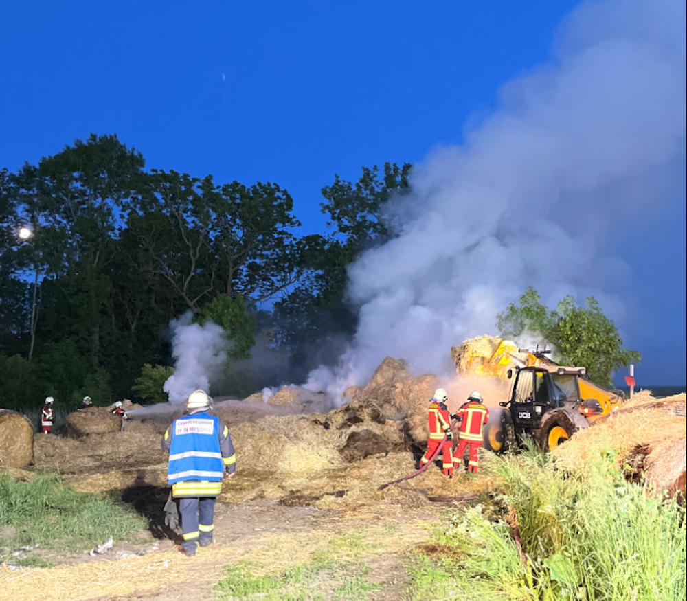 Brand in Grammendorf Tribsees